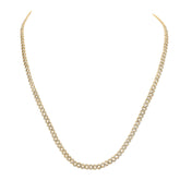 3 1/2CTW-DIA NK (5MM) MENS CHAIN (18 INCH)